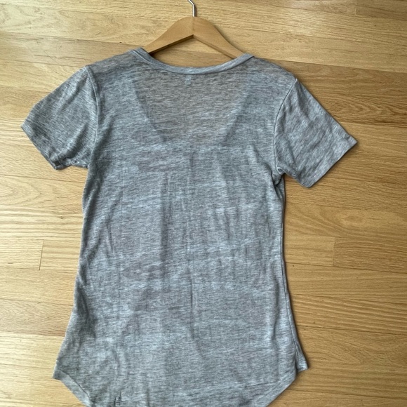 Z Supply OVERSIZED Camo Burnout Pocket Tee Size XS - Picture 7 of 13